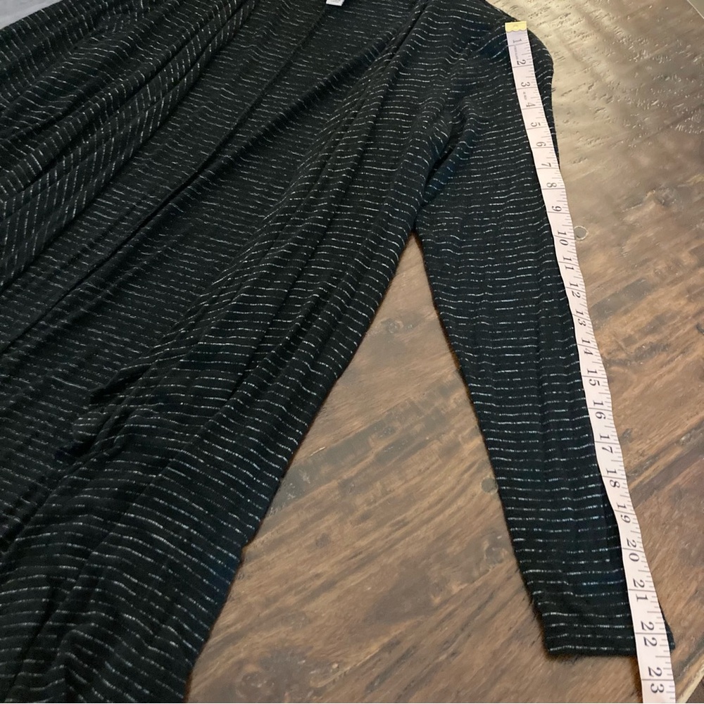 Black and White Open Cardigan Long Tunic Knox Rose Size XS - S - Picture 6 of 8